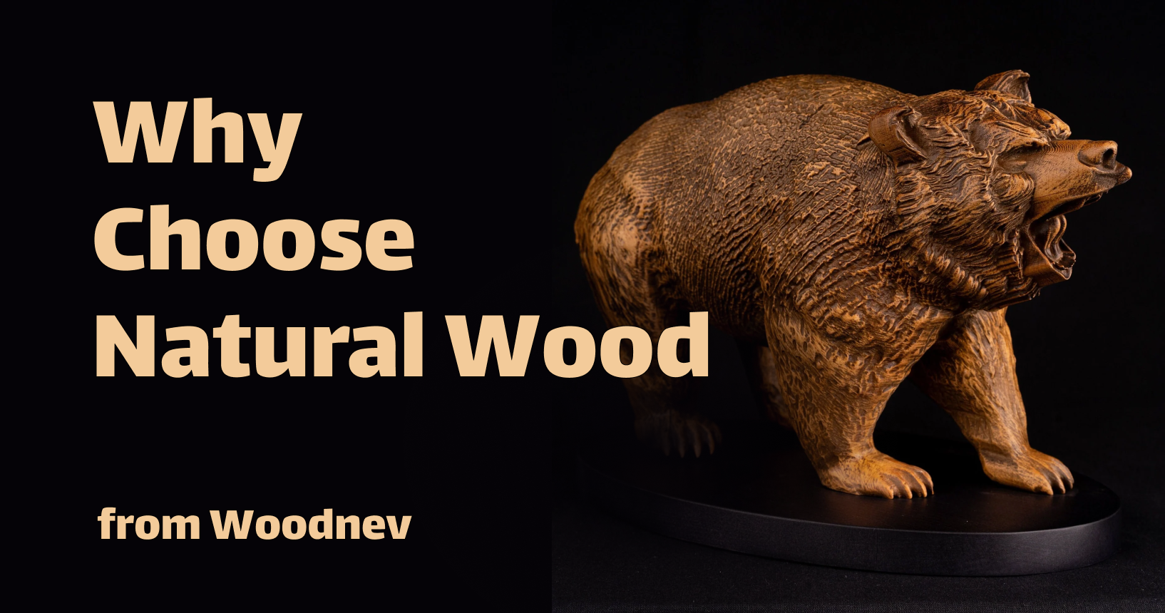 Why Choose Carved Sculptures Made of Natural Wood Instead of Substitutes?