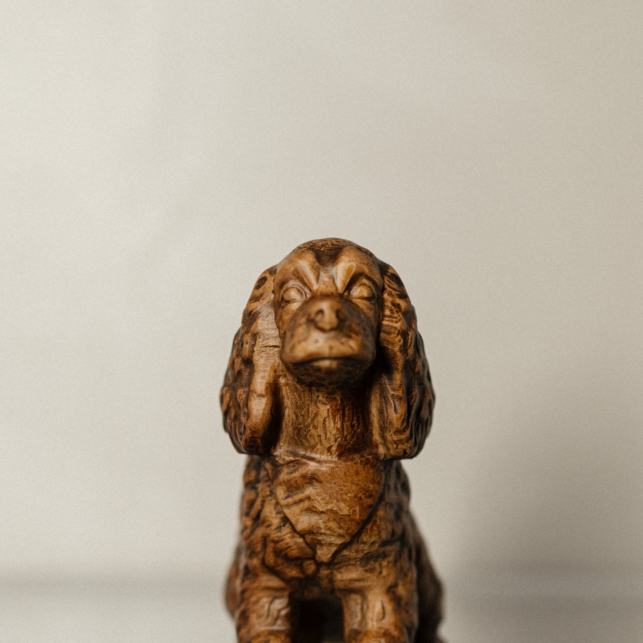 Cocker Spaniel Wooden Figurine