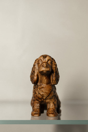 Cocker Spaniel Wooden Figurine