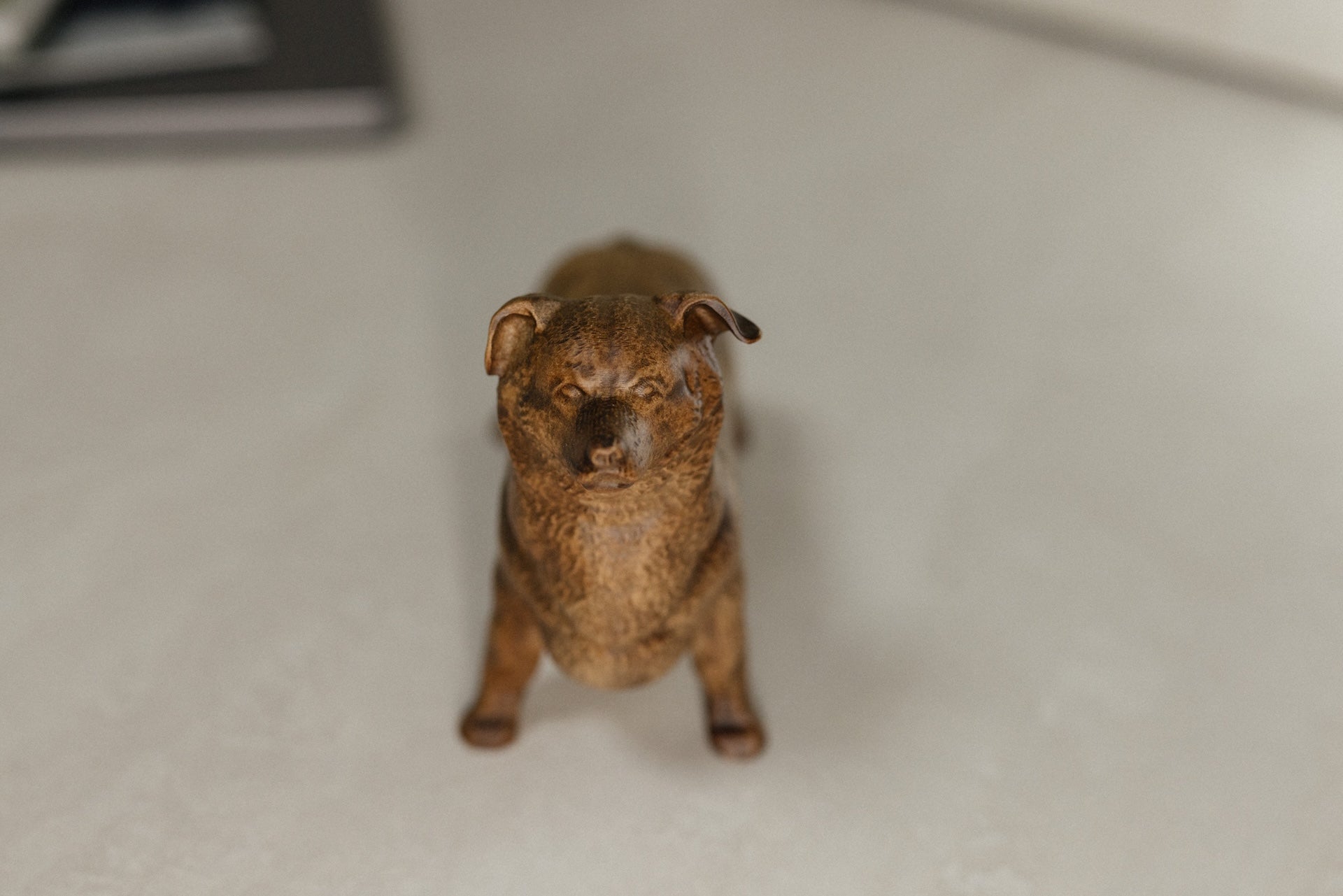 Corgi Wooden Figurine – Handmade Beechwood Dog Sculpture