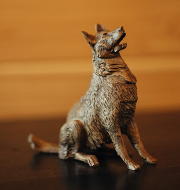 German Shepherd Small Dog Figurine