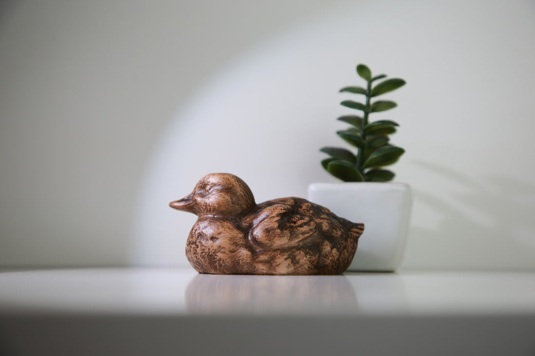 “Duckling” wooden figurine