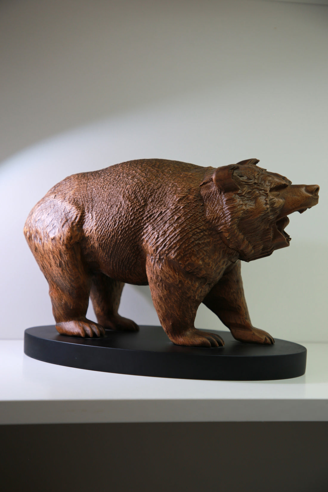 Wooden Bear Statue