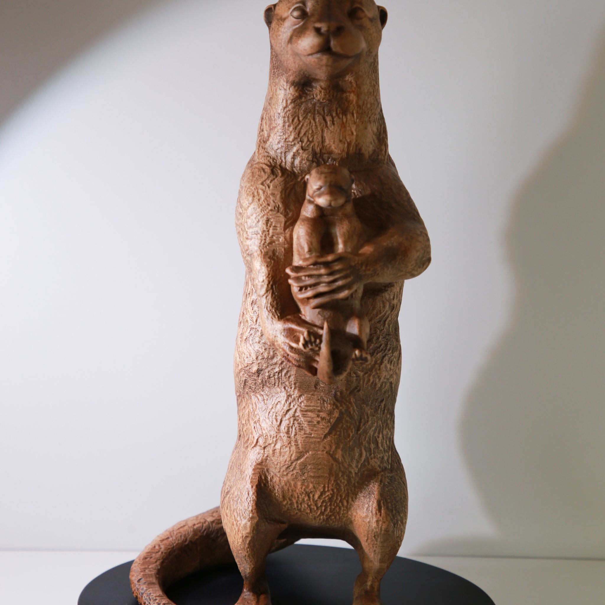 Otter – Wooden Figurine of Grace and Playfulness
