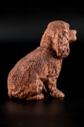 Cocker Spaniel figurine, Dog silhouette for bookshelf decor, English cocker spaniel