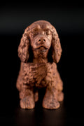 Cocker Spaniel figurine, Dog silhouette for bookshelf decor, English cocker spaniel