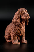 Cocker Spaniel figurine, Dog silhouette for bookshelf decor, English cocker spaniel