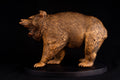 Wooden bear statue