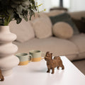Yorkshire terrier statues Dog lovers gift, Wood carved yorkie sculpture, Small dog miniature for boolshelf decor